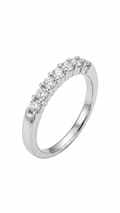 18ct White Gold Claw Set Diamond Ring