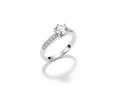 18ct White Gold Brilliant Cut Diamond Ring