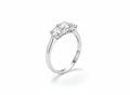 18ct White Gold 3 Stone Brilliant Cut Diamond Ring