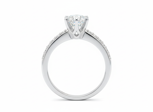 18ct White Gold Brilliant Cut Diamond Ring