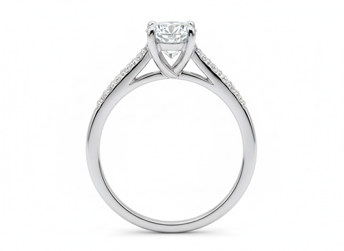 18ct White Gold Brilliant Cut Diamond Ring