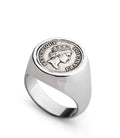 925 Sterling Silver French Coin Ring